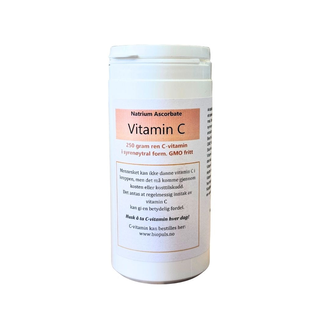C-vitamin - Natrium Askorbat pulver 250g