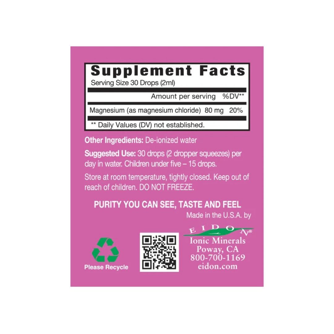 Eidon Magnesium flytende mineraltilskudd 60 ml
