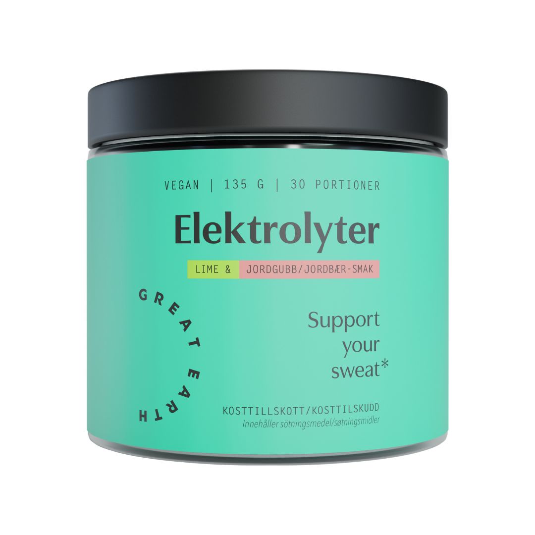 Elektrolytter jordbær og lime 135 g, 30 porsjoner
