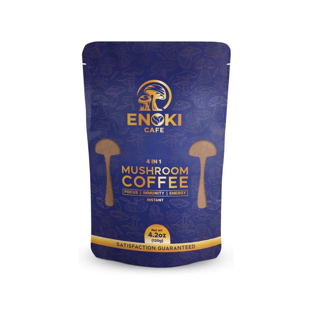 Enoki Cafe Soppkaffe - blå - Lite koffein