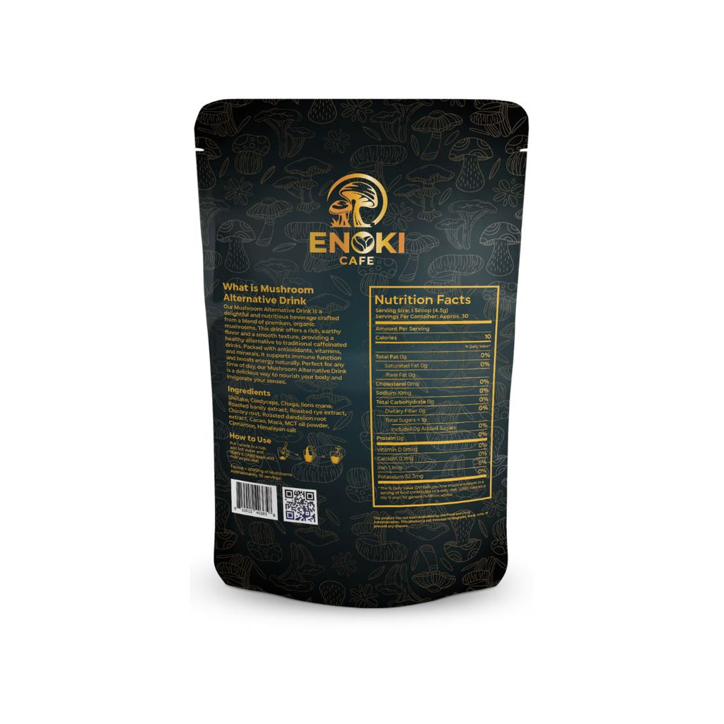 Enoki Cafe Soppkaffe - svart - Koffeinfri