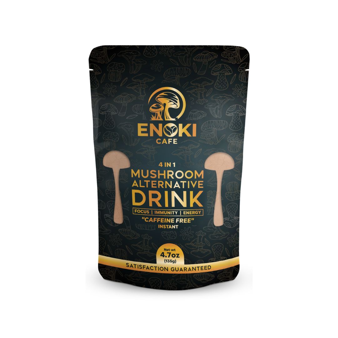 Enoki Cafe Soppkaffe - svart - Koffeinfri