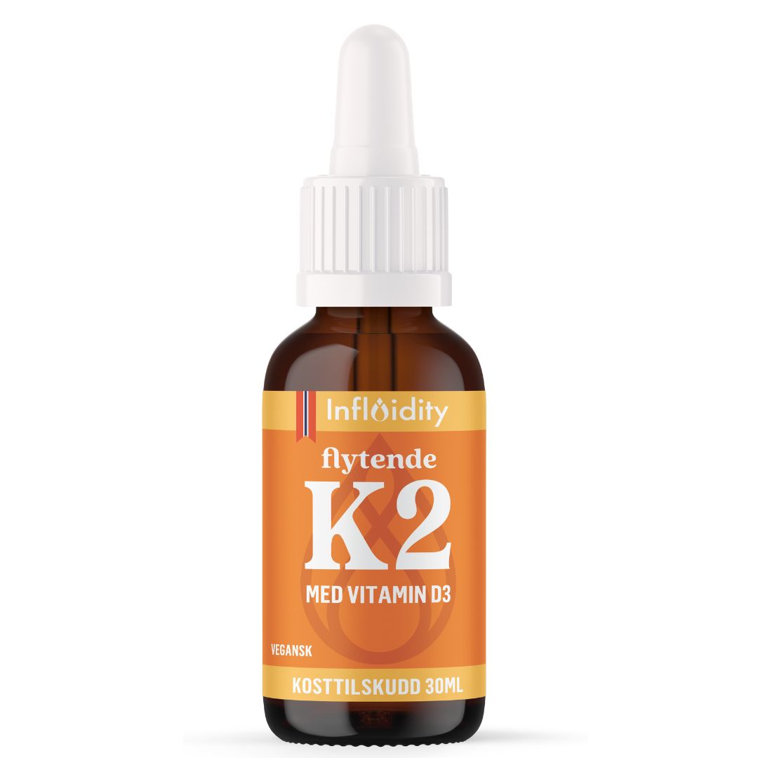 Flytende K2 med vitamin D3, 30 ml