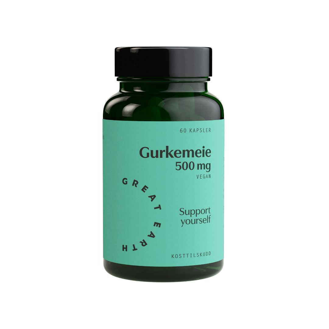 Gurkemeie 500 mg 60 veg kapsler