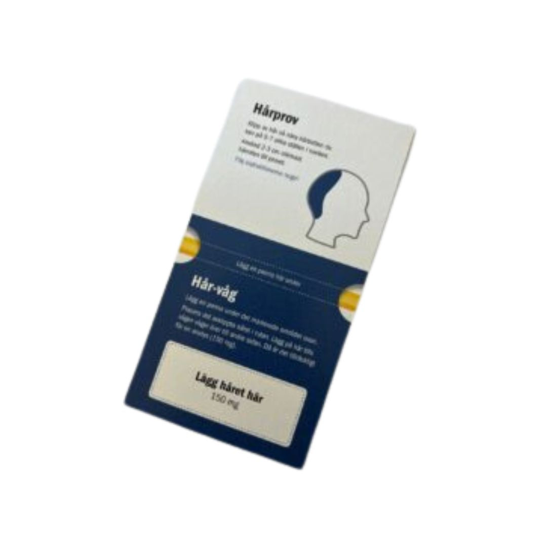 Hårvekt hårmineralanalyse, 10 pk