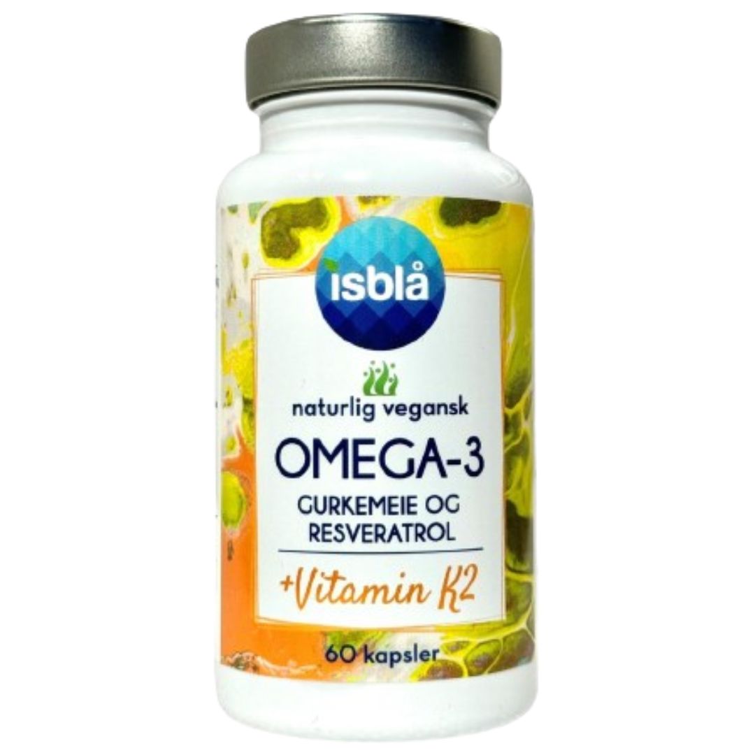 Vegansk Omega-3 fra alger, 60 kapsler