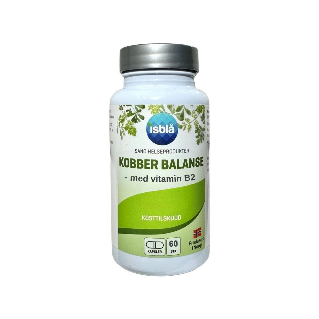 Kobber Balanse - 60 veg. kapsler