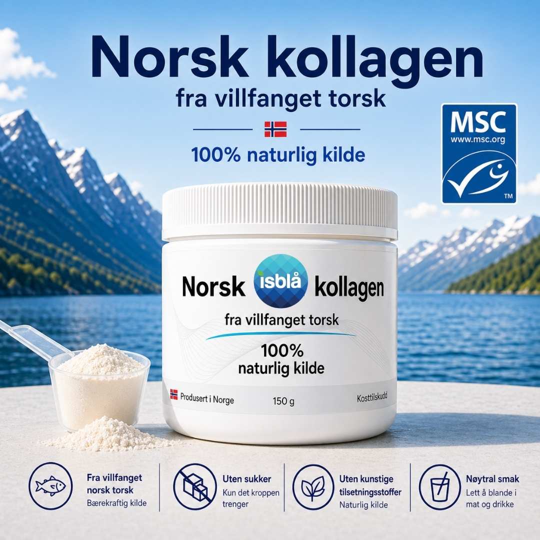 Norsk kollagen uten smak 150 g