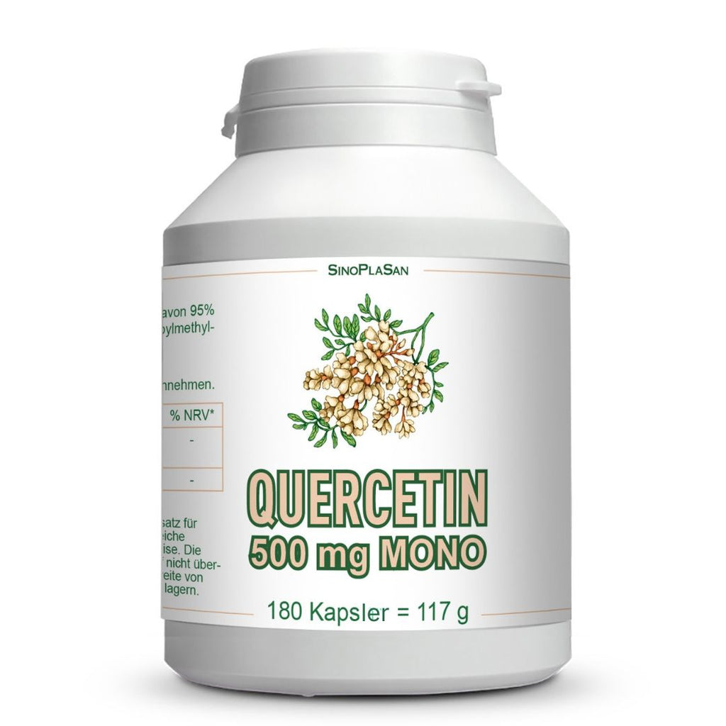 Quercetin 500 mg MONO, 180 veg.kapsler