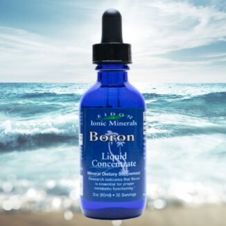 Flytende kosttilskudd med bor – Eidon Ionic Minerals 60 ml, vegansk og uten tilsetningsstoffer