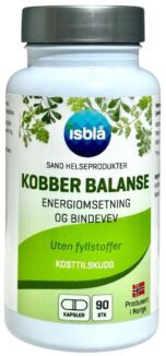 Kobber Balanse 90 veg-kapsler — kobbertilskudd i vegansk kapsel