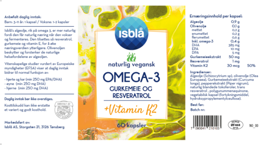 Omega-3 gurkemeie og resveratrol, besøke isbla.no