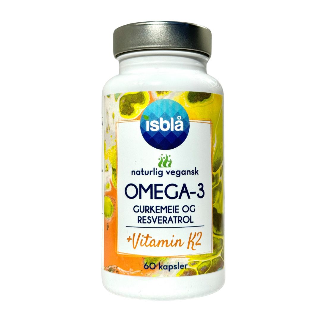 Isblå_Omega-3_gurkemeie_og_resveratrol_+_vitamin_K2__vegansk_naturlig__algeolje_60_kapsler
