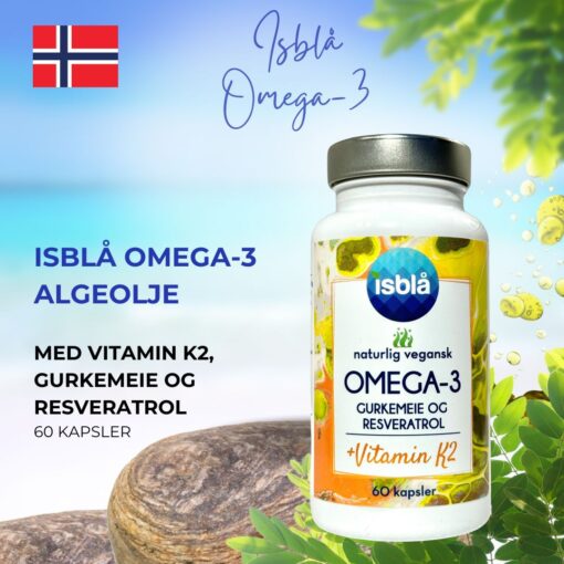 Omega-3 algeolje vegansk