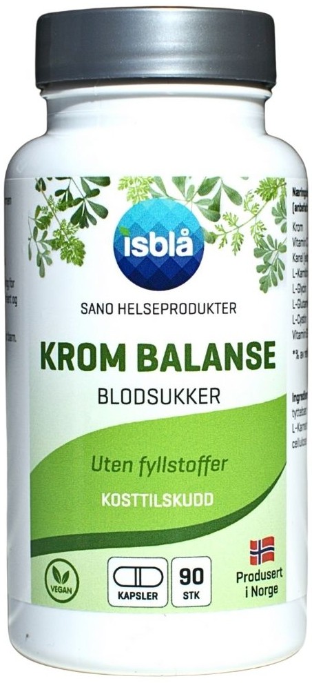 Krom Balanse 90 veg-kapsler — kromtilskudd i vegansk kapsel