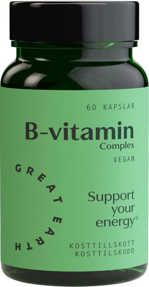 B-vitamin Complex veg. 60 kaps